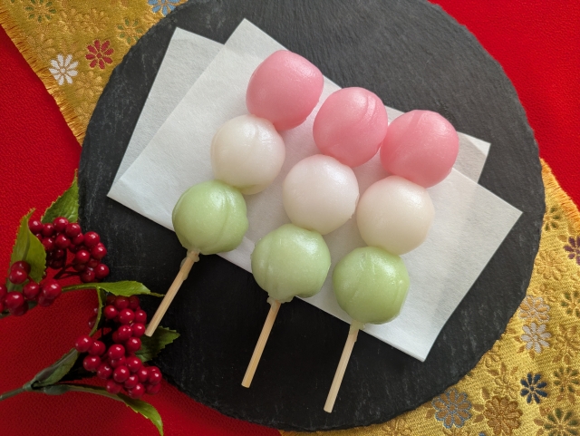 花見・三色だんご