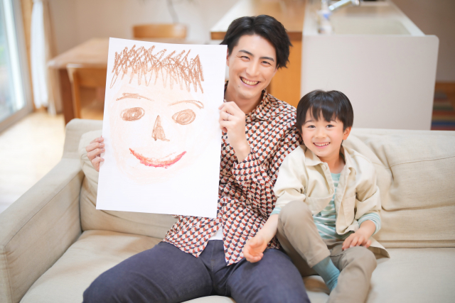 父の日・似顔絵
