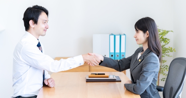 仕事・取引成立